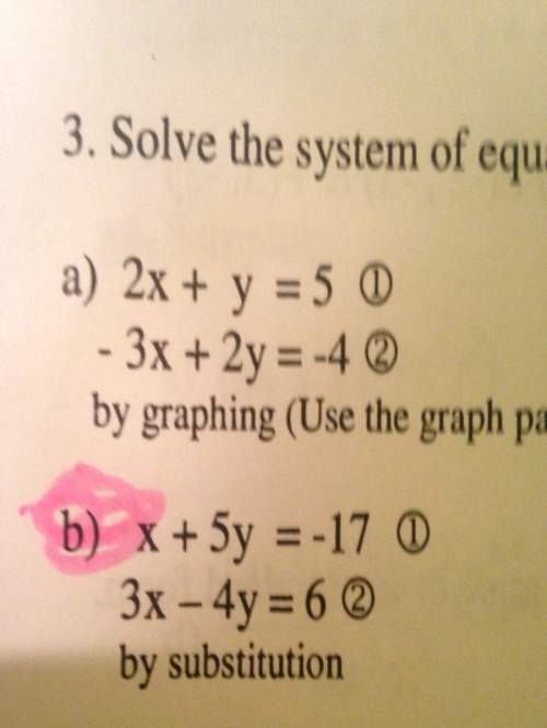 3b i don't get i know the answer is x=-2 and y=-3 i just can't get it&lt;
