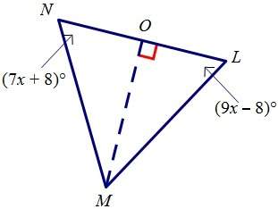 If line on is congruent to line ol find the measure of angle oml