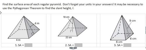 Pyramids and cones (finding surface area). !