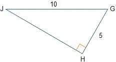 Consider triangle ghj.  what is the length of line segment hj?  a. 5 units