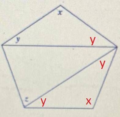 The polygon below is a regular pentagon.

Calculate the size of the angle
X
Y
Z