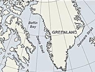 and seperate greenland from the island of canada