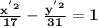 \bold{\frac{x^{'}^2}{17}-\frac{y^{'}^2}{31}=1}