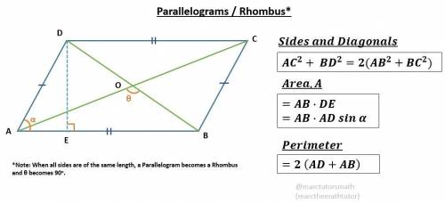 Let ABCD be a parallelogram such that AB = 10 , BC = 14, and Angle A = 45. Find the area of the para