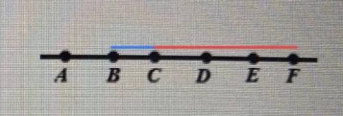 Given the number Line, what ray does not contain CB?