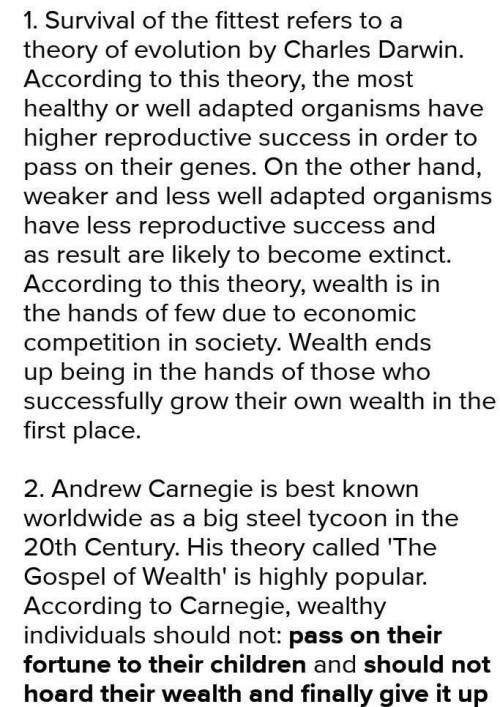 According to Carnegie what two things shouldn't a rich person do with his fortune?