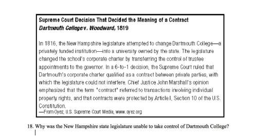 Why was the new hampshire state legislature unable to take control of dartmouth college?