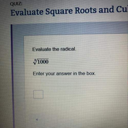 Evaluate the radical. 31000 enter your answer in the box.