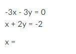 Solve systems of equations by algebraically. plz