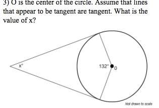 3) o is the center of the circle. assume that lines that appear to be tangent are tangent. what is t