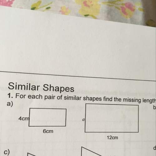 For the shape find the missing lengths appreciated