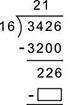 What number should be placed in the box to complete the division calculation? asap i will put yo