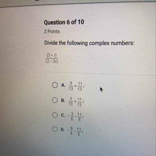 Divide the following complex numbers:  (3+i)/(2-3i)