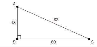 Triangle abc is a right triangle with lengths shown. what is the decimal value of tan c? round the