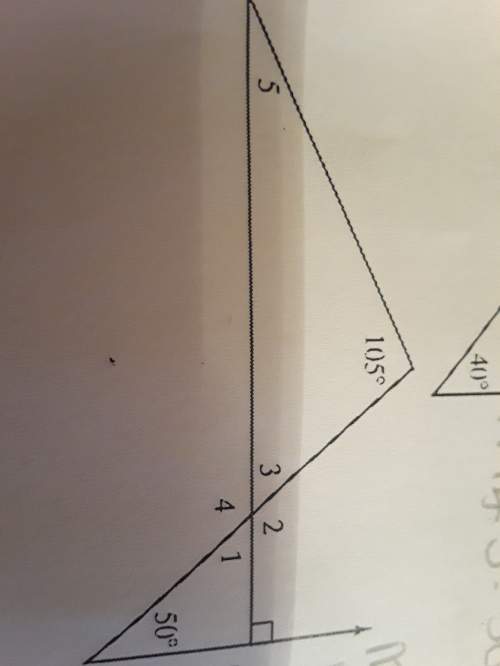 In exercises 5-6, find the measure of angle 1 through 5 in the figure shown