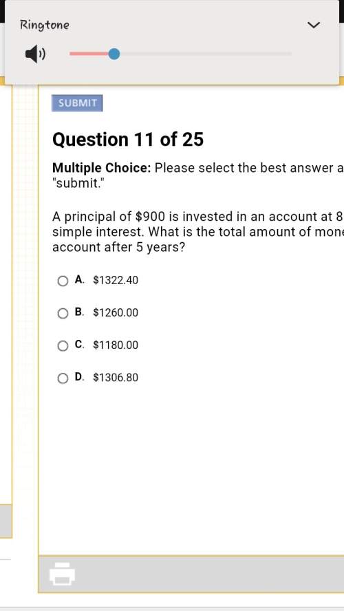 Aprincipal of $900 is invested in an account at 8% per year simple interest. what is the total amoun