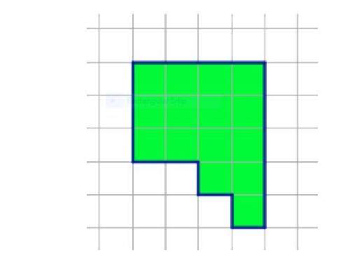 Find the area of the irregular figure in the diagram. a) 12 units2 b) 14 uni
