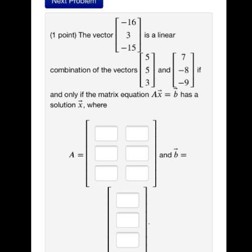 :linear algebra problem. (linear combinations)