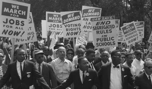 Marches like this one that took place in the 1950s and 1960s were a part of the  civil rights