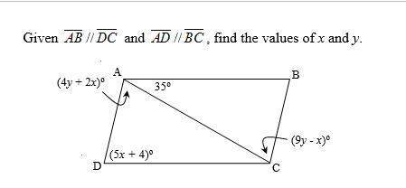(geometry) the answers are x = 15 and y = 9 but i don't know how. me understand this