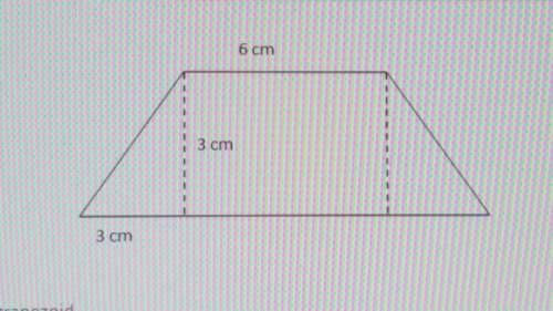 Find the perimeter of the trapezoid.a) 18 cmb)c) d)