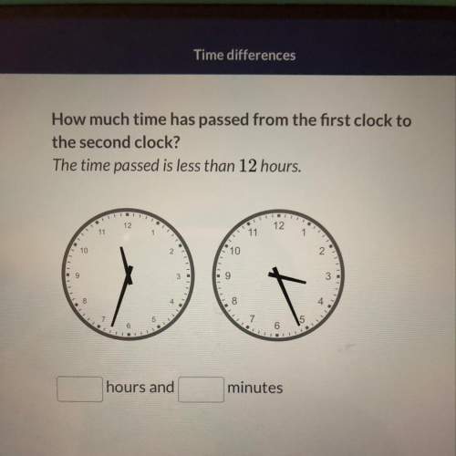 How much time has passed from the first clock to the second clock? the time passed is less than 12