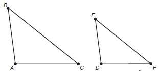Iwill mark the  2. the scale factor t is 3/5 for similar triangles abc and def. the are