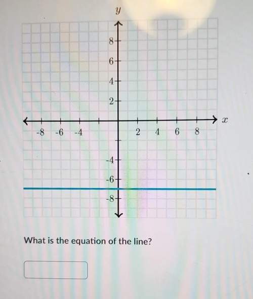What is the equation if the line ?