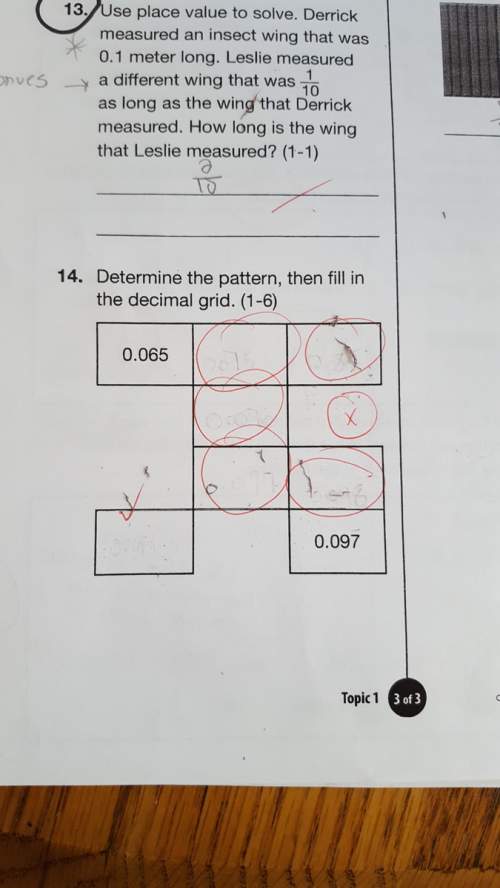 Determine the pattern, then fill in the decimal grid.