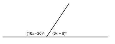 What is the value of x?  from the picture