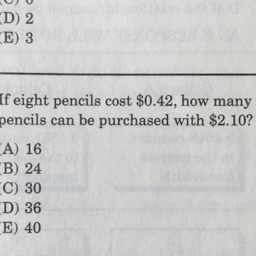 If eight pencils cost $0.42, how many pencils can be purchased with $2.10?