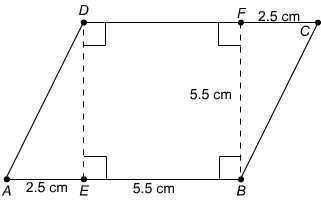 1st answer will be brainliestwhat is the area of this parallelogram?  64 cm²
