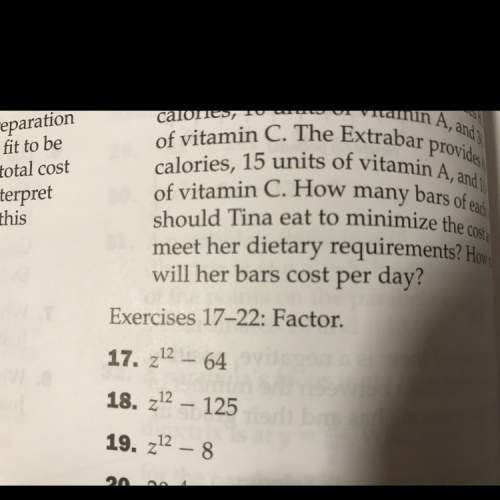 How to factor z^12 - 64 (question 17.)