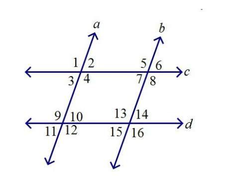 Given than line a is parallel to line b and that line c is parallel to line d, if m&lt; 13=(12x-22)
