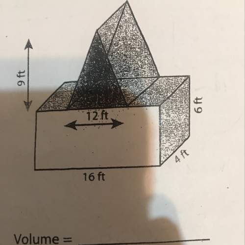What is the total volume of this compound shape?
