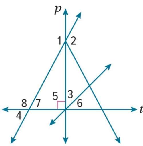 Is angle 4 and angle 7 vertical angles? i think that they aren’t but i’m not quite sure..