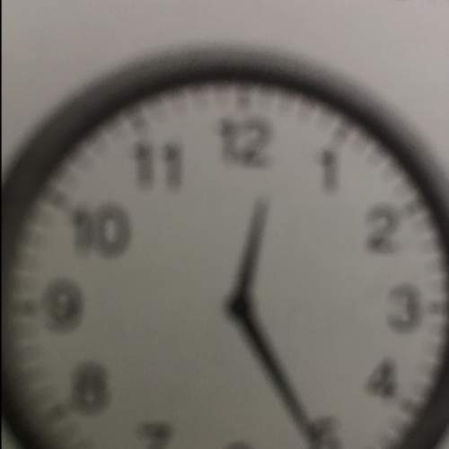 The hands of a clock show the time 12: 25.  which be