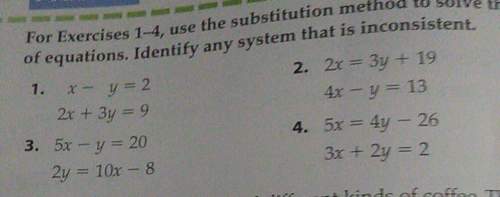 How to do substitution of two equations
