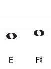 Write out the E major scale. You may either draw the scale or write out the letter names in scale or