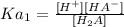 Ka_1=\frac{[H^+][HA^-]}{[H_2A]}