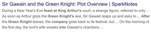 In “The Green Knight”, Lewis introduces readers to a group of knights ad King Arthur. Towards the en