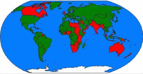 Which imperial power had the most colonies spread out across the world in 1900?