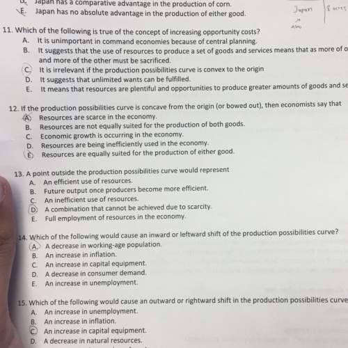 Why is question number 12 b for the answer?