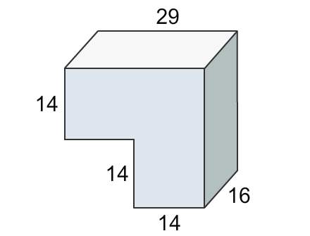 What is the volume of this figure?  units3