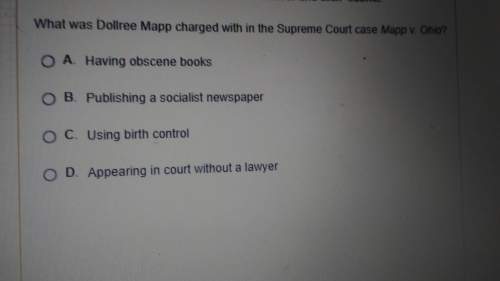 What was dollree mapp charged with in the supreme court case mapp v ohio