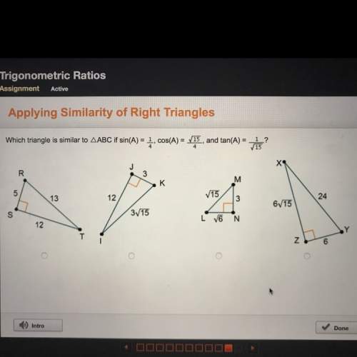 Picking  which triangles is similar to triangle abc