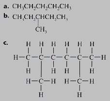 Name the compound represented by each of the following structural formulas.