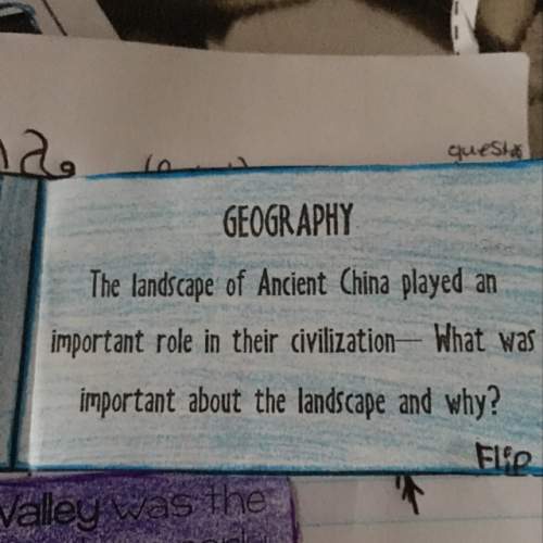 The landscape of ancient china played an important role in their civilization.what was important abo