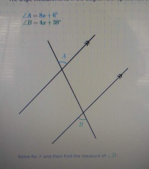 Solve and find the measurement for angle b