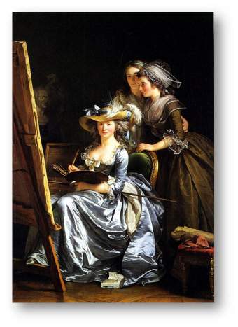 What part of the image above exhibits a rococo influence?  a. the dramatic quality